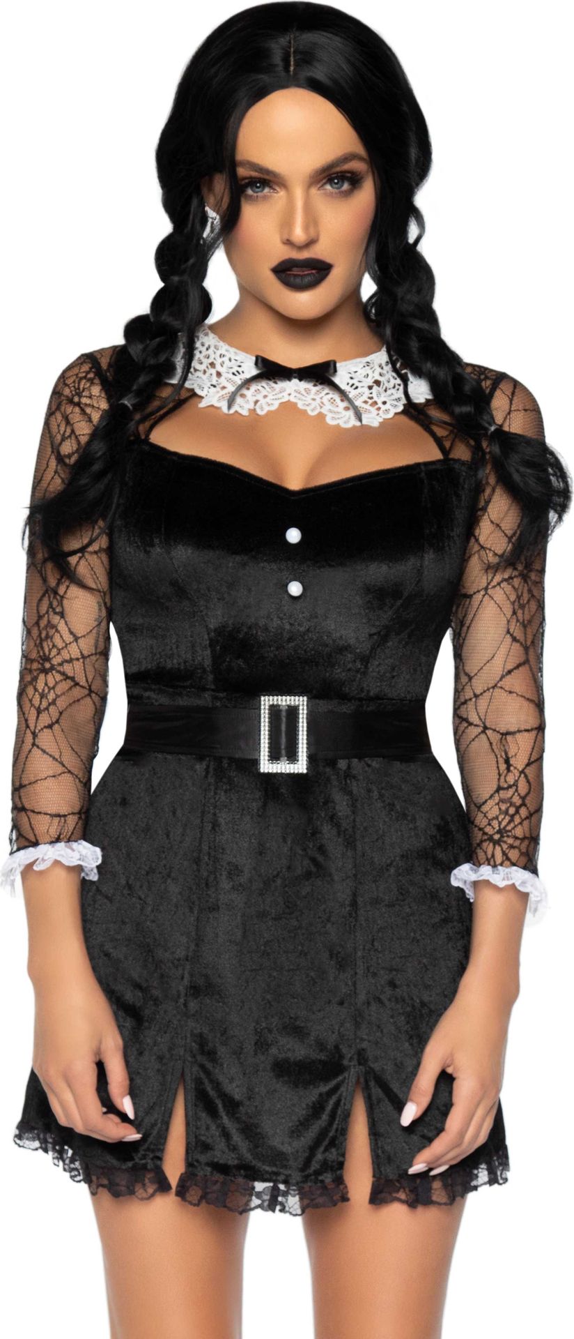 Sexy gothic outfit zwart