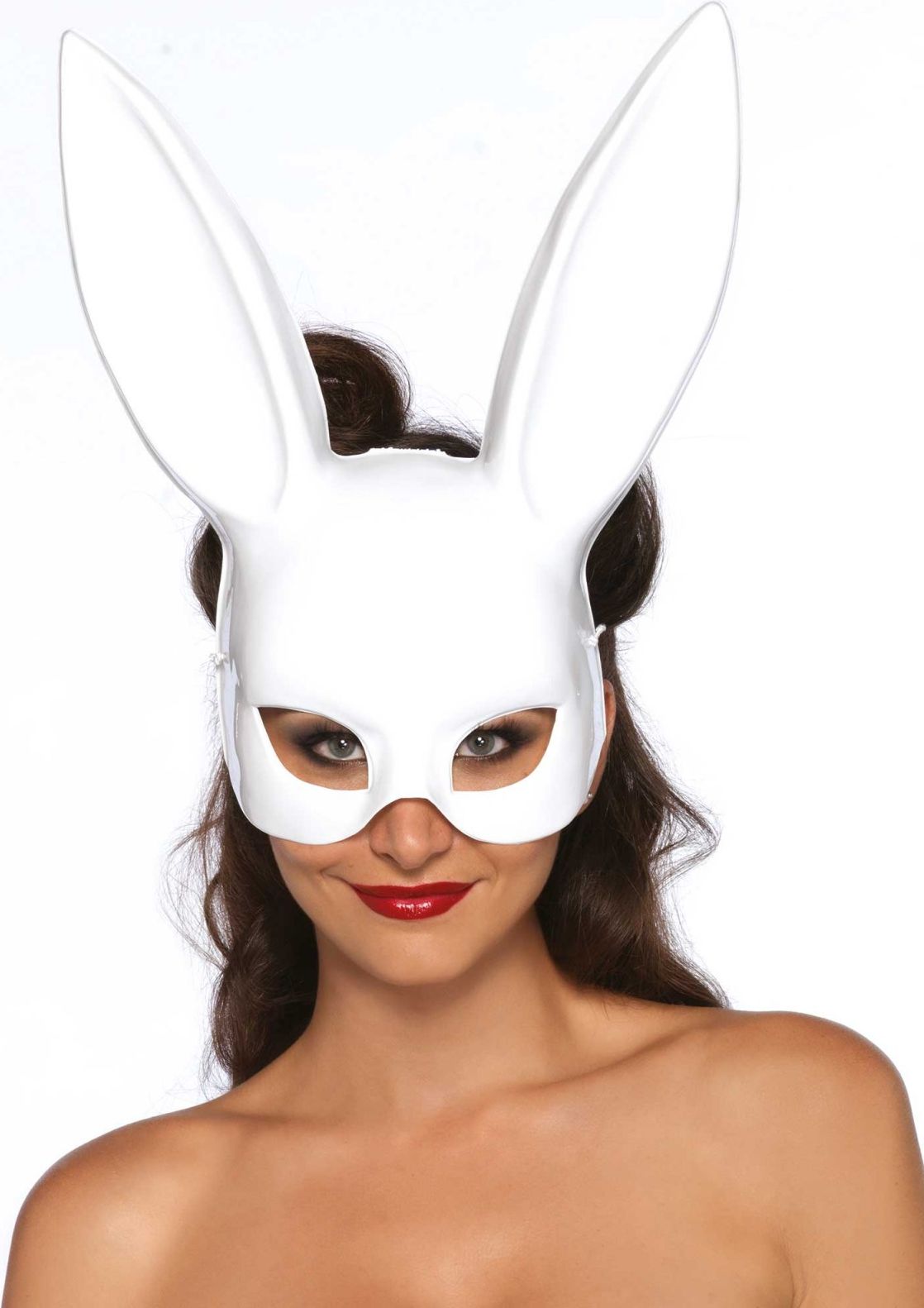 Sexy konijnen masker wit