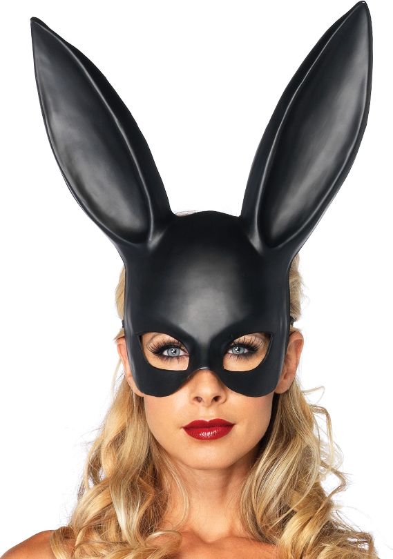 Sexy konijnen masker zwart