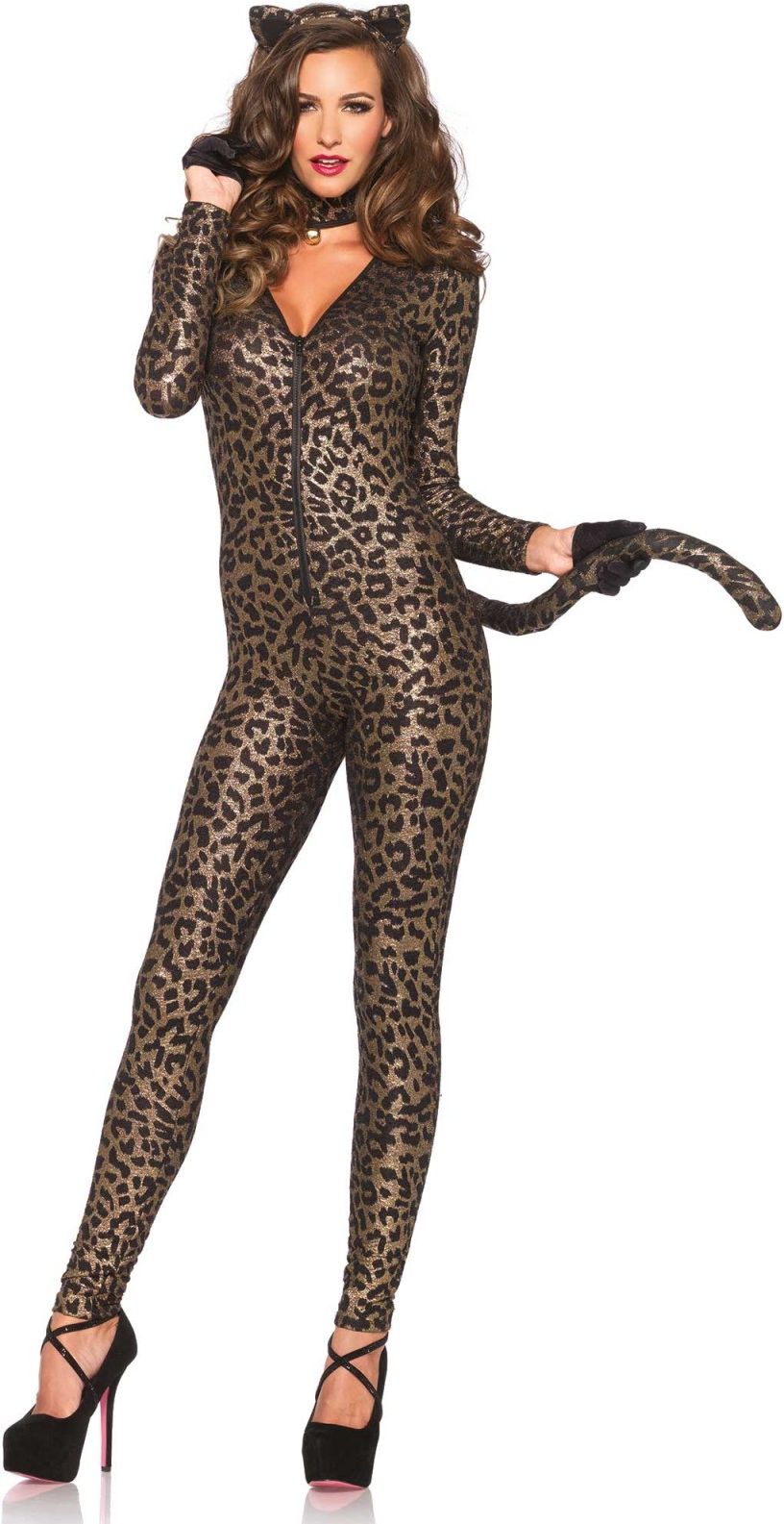 Sexy luipaard print pak