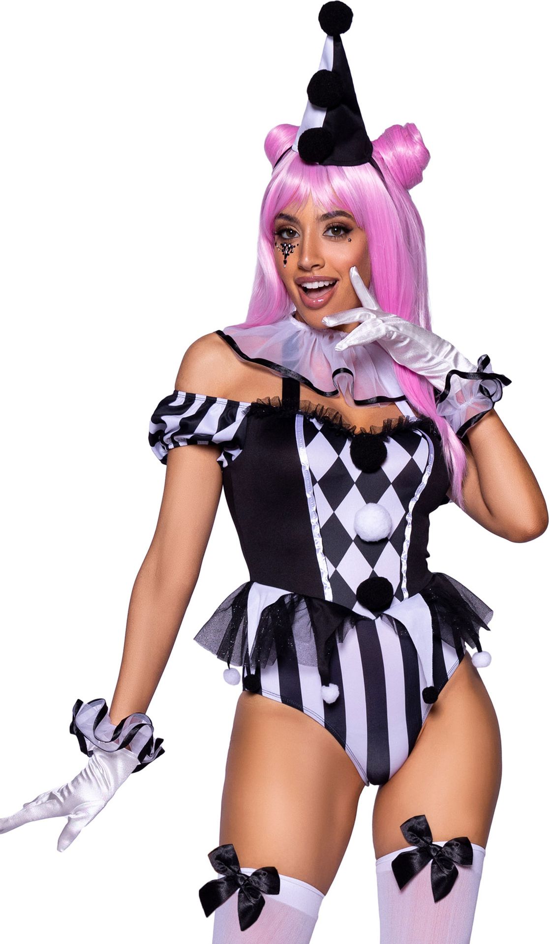 Sexy mime kostuum dames