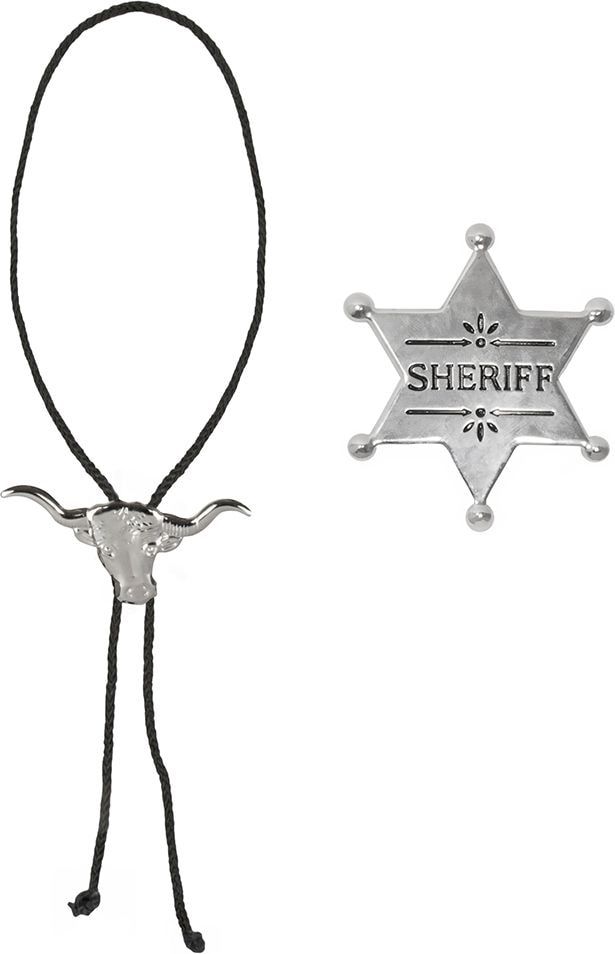 Sheriff cowboy ketting en ster