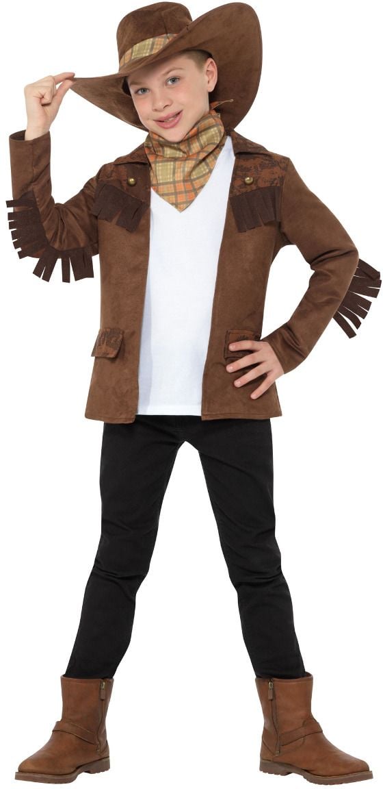 Sheriff outfit bruin jongens