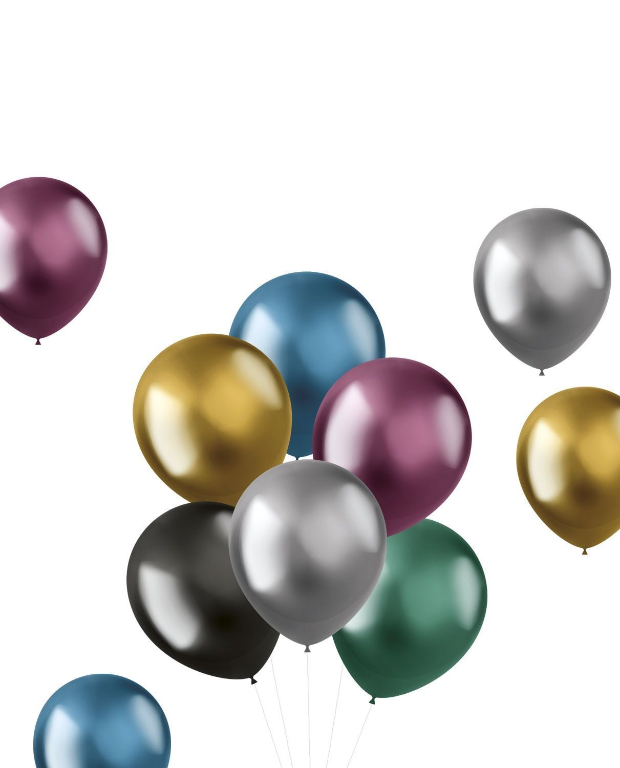 Shine intense ballonnen gekleurd 50 stuks
