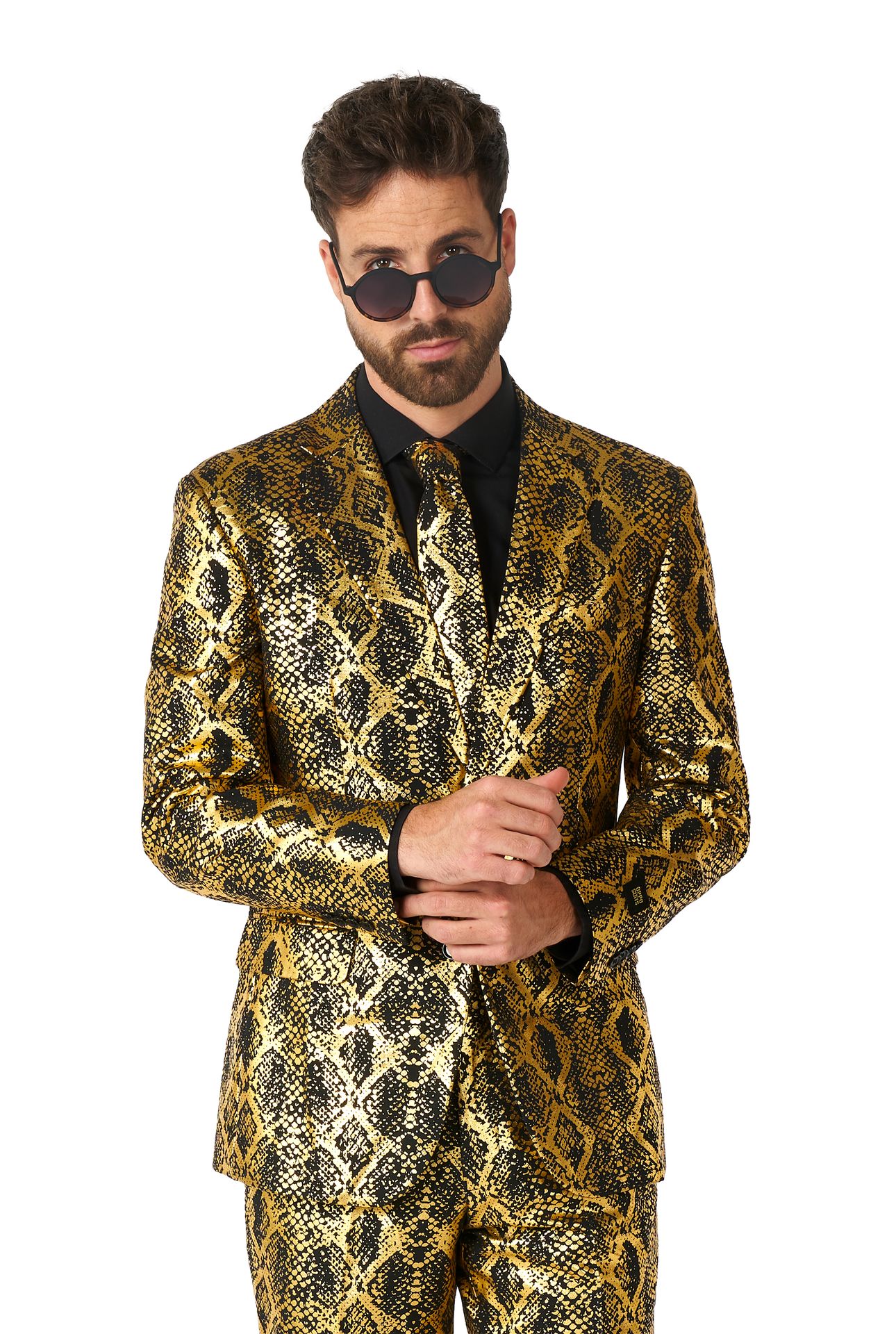 Shiny Snake suit Heren Opposuits