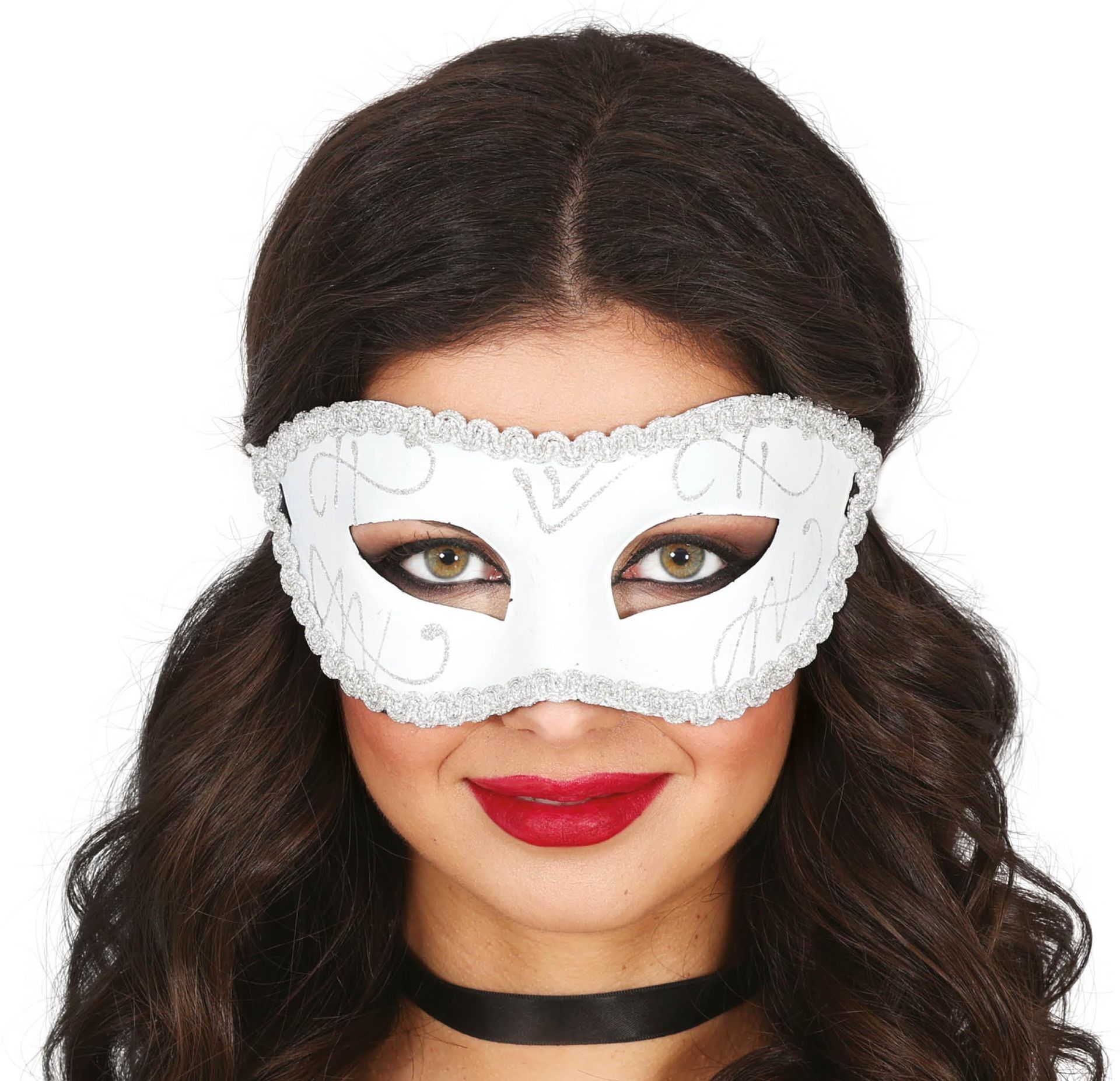 Sierlijk Wit Oogmasker Venetiaans Carnaval