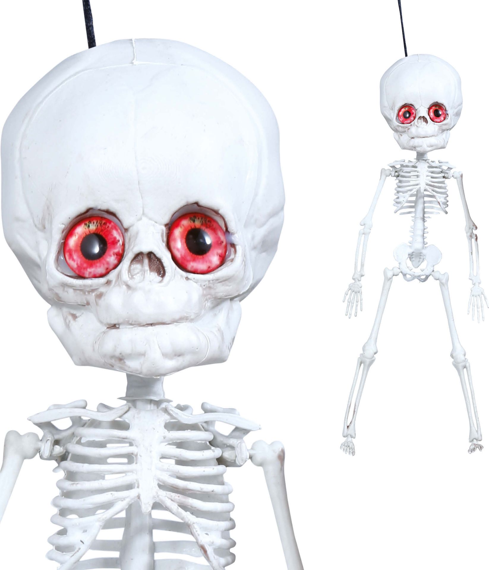 Skelet alien 40 cm halloween
