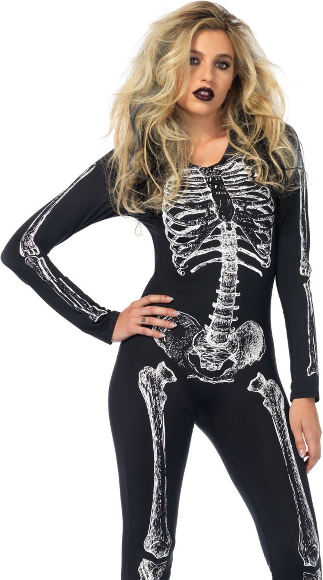 Skelet halloween catsuit