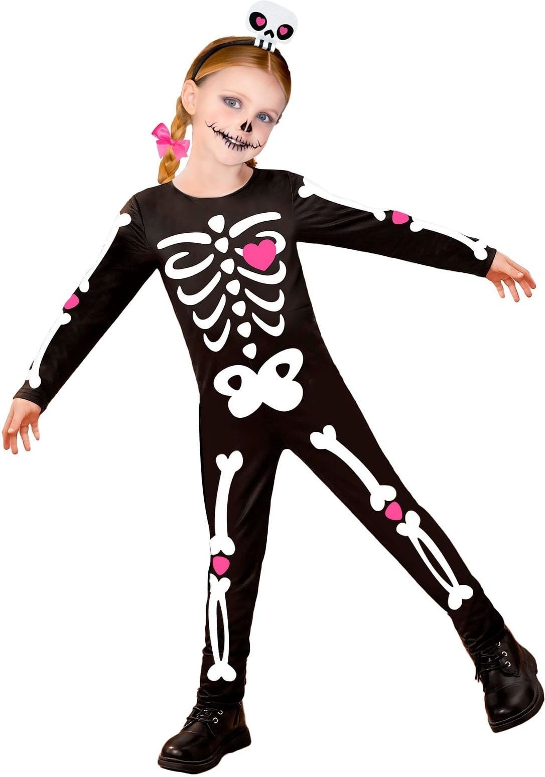 Skelet Jumpsuit Pak Meisjes