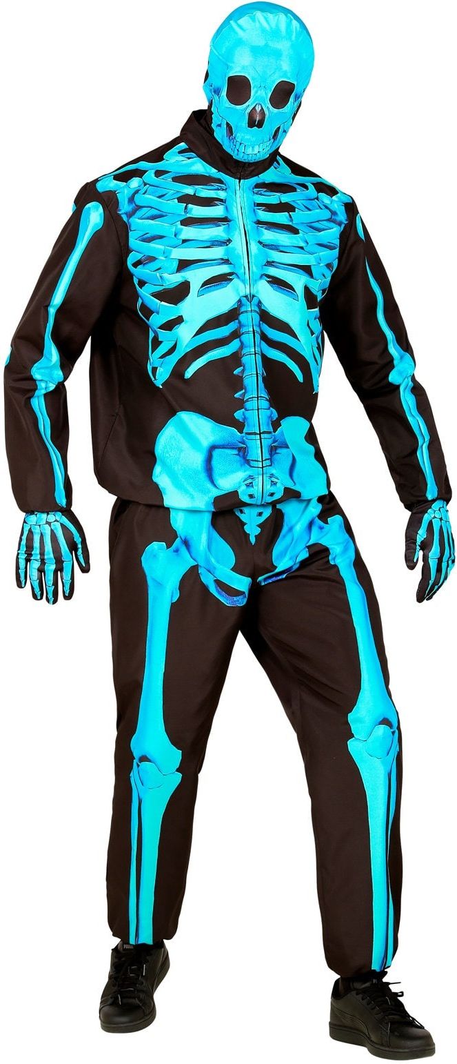 Skelet Pak Neon Turquoise Dames Heren