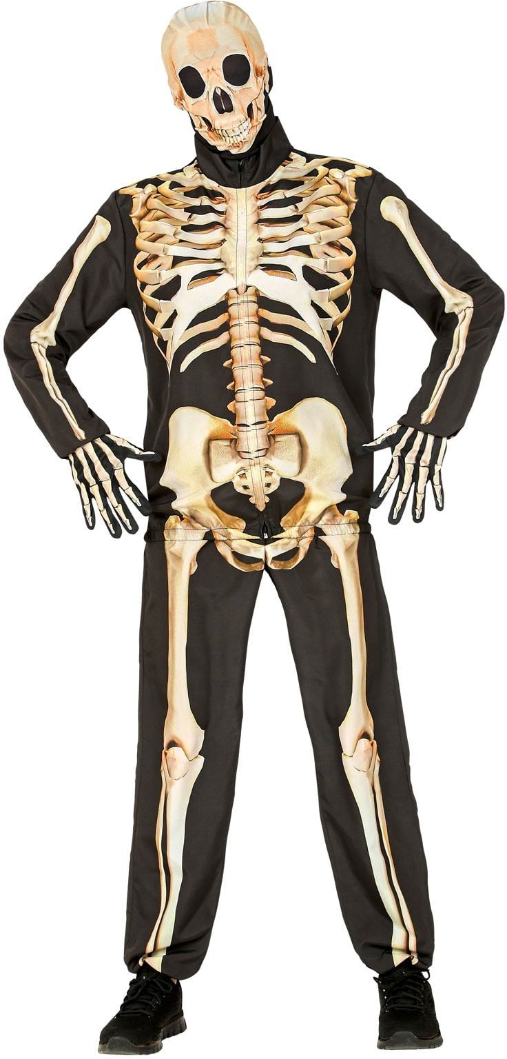 Skelet Pak Zwart Dames Heren