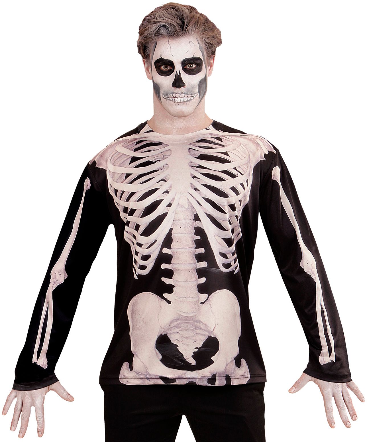 Skelet shirt halloween