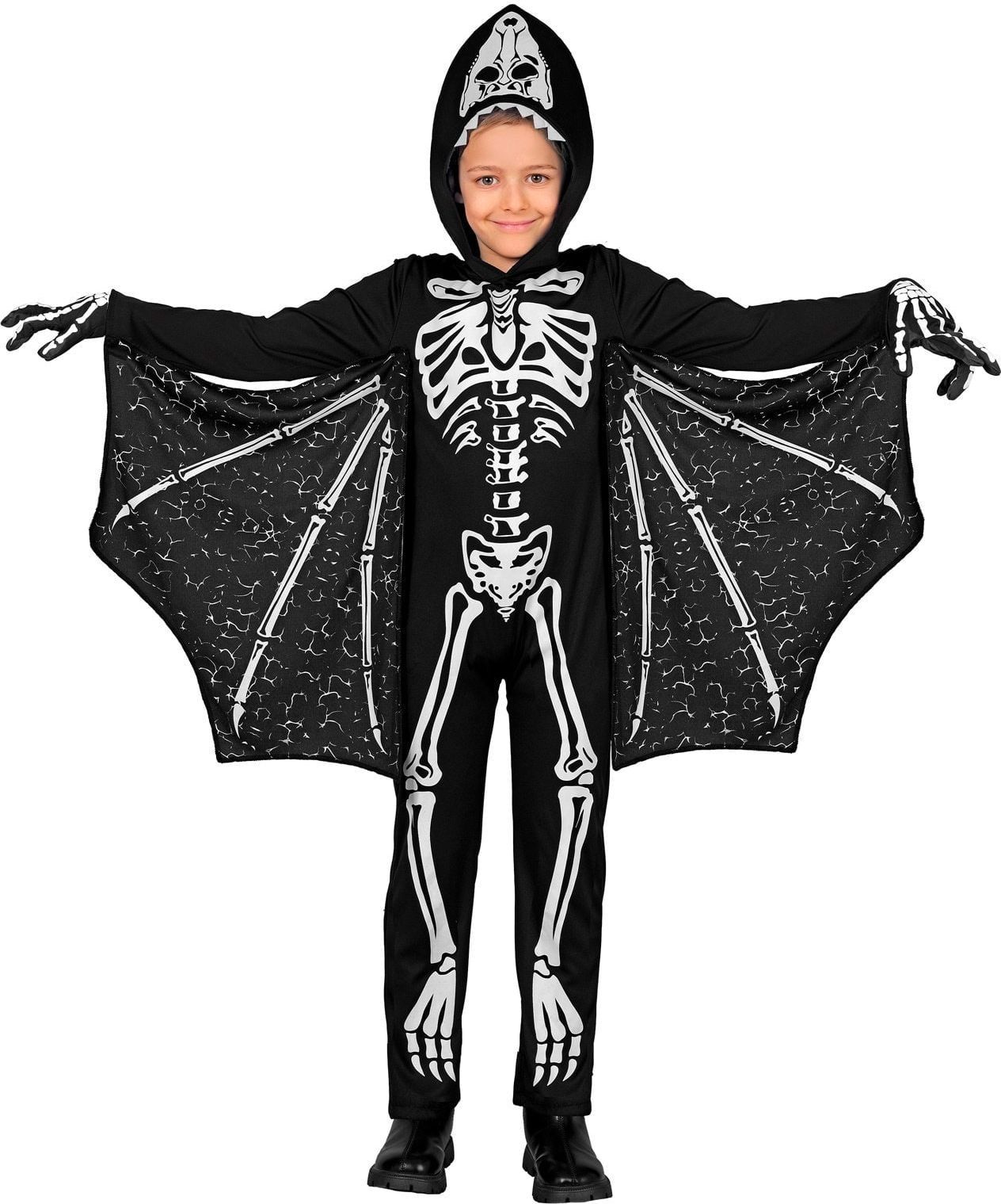Skelet Vleermuis Halloween Pak Jongens