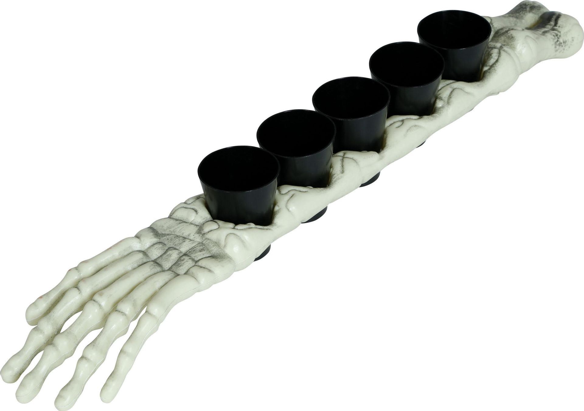 Skeletarm draagplank 5 shots 50 cm halloween
