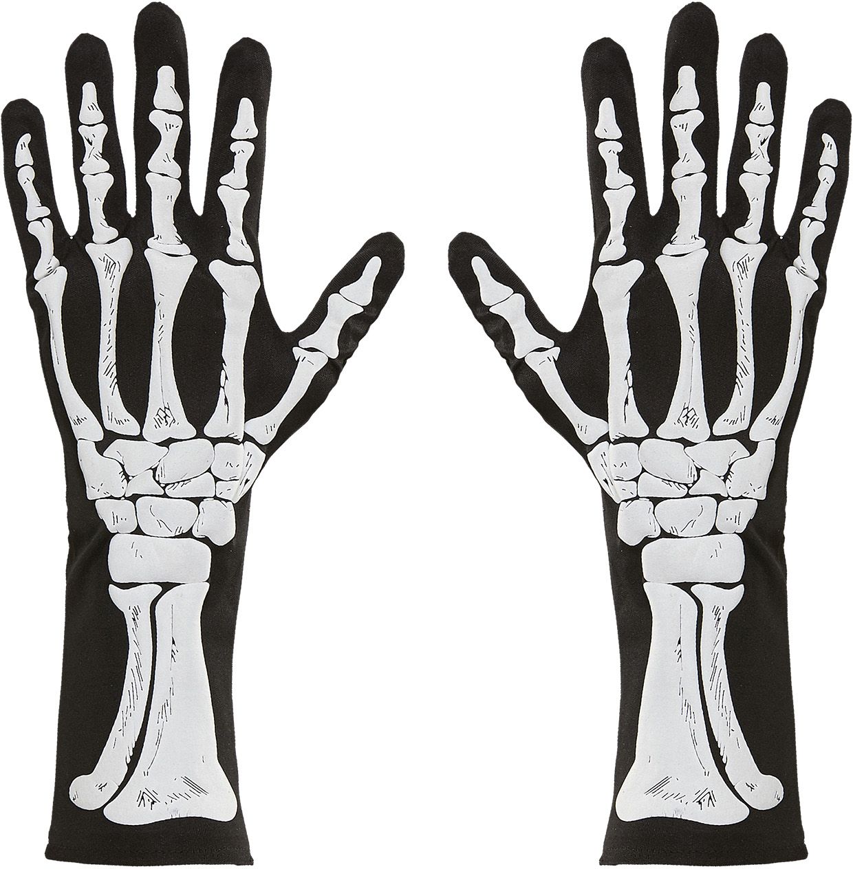 Skeletten bot handschoenen One-size-volwassenen