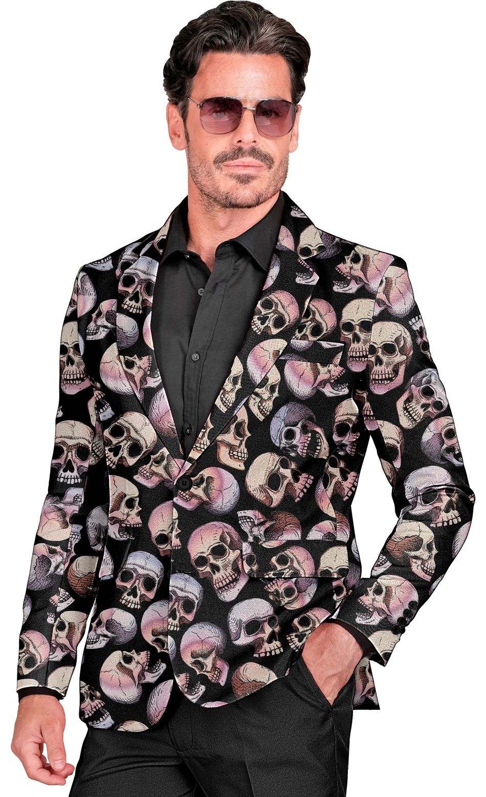 Skulls halloween colbert mannen