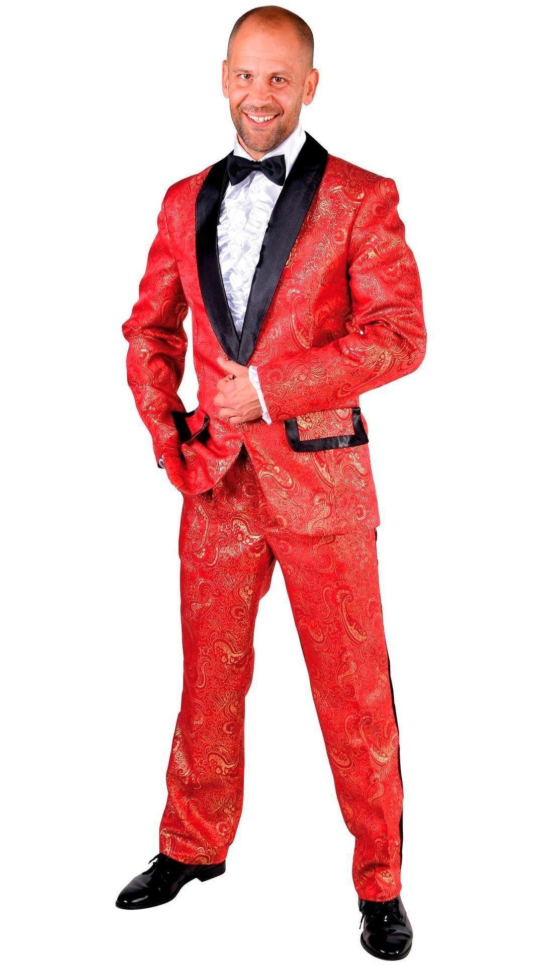 Smoking carnaval rood mannen