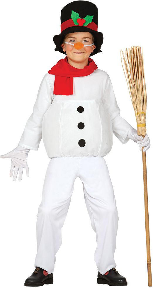 Sneeuwpop kostuum kinderen