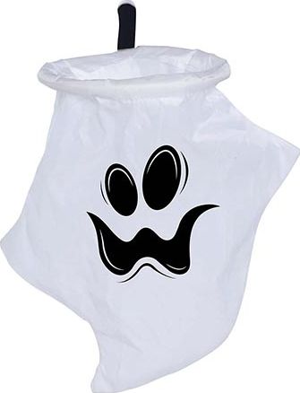 Snoepzak spook met stok halloween