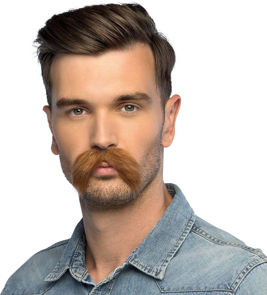 Snor Bruin Zelfklevend