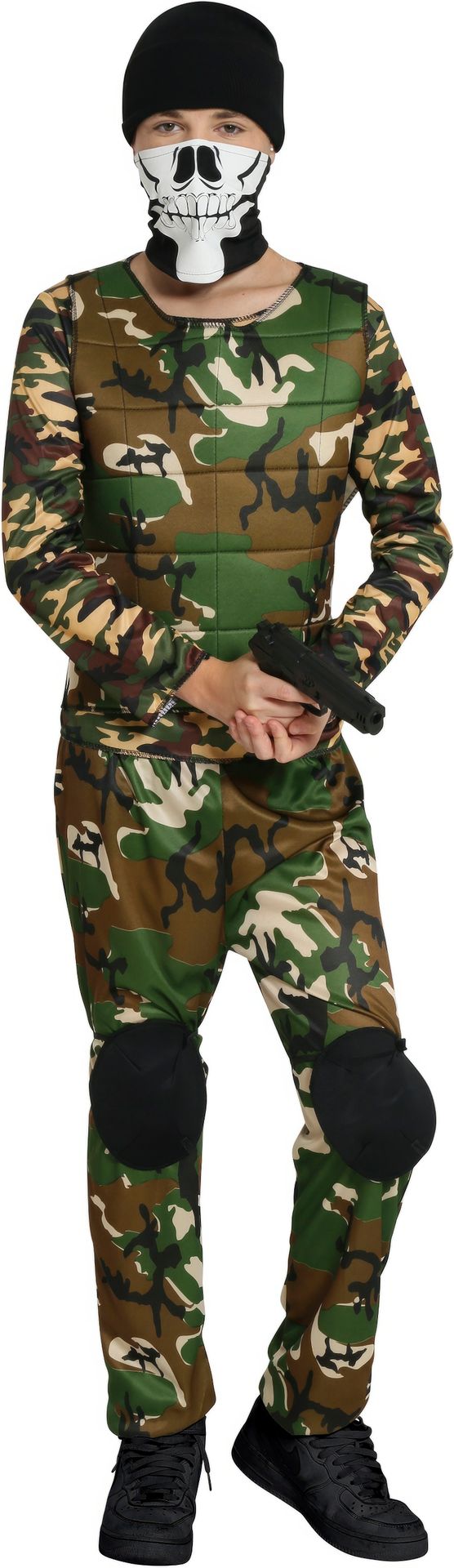 Soldaat Kostuum Jongen Camouflage 14-16 Jaar
