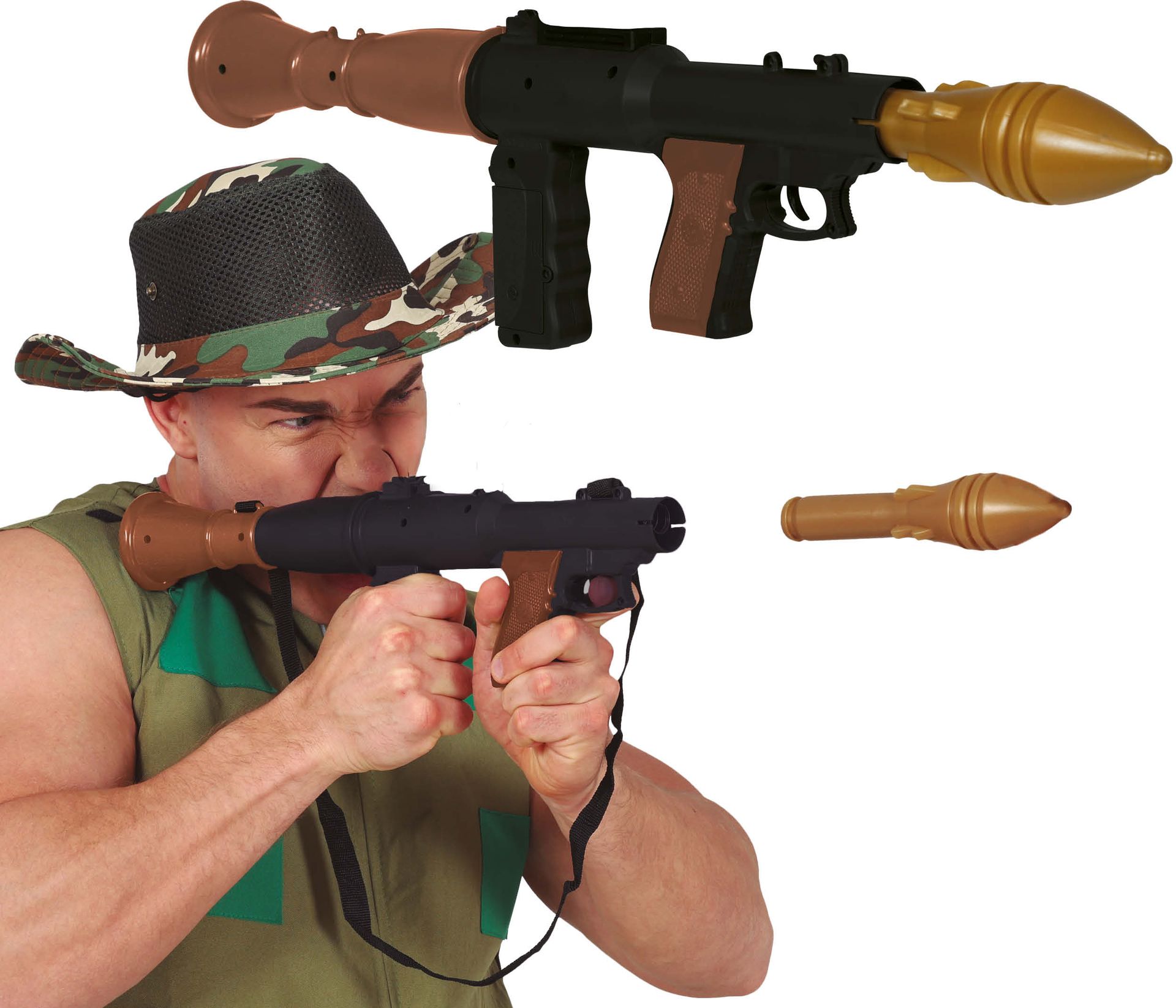Soldaten Bazooka met Projectielen