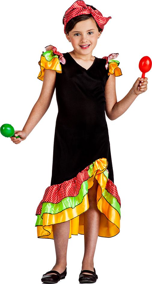 Spaanse Flamenco Kostuum Meisjes