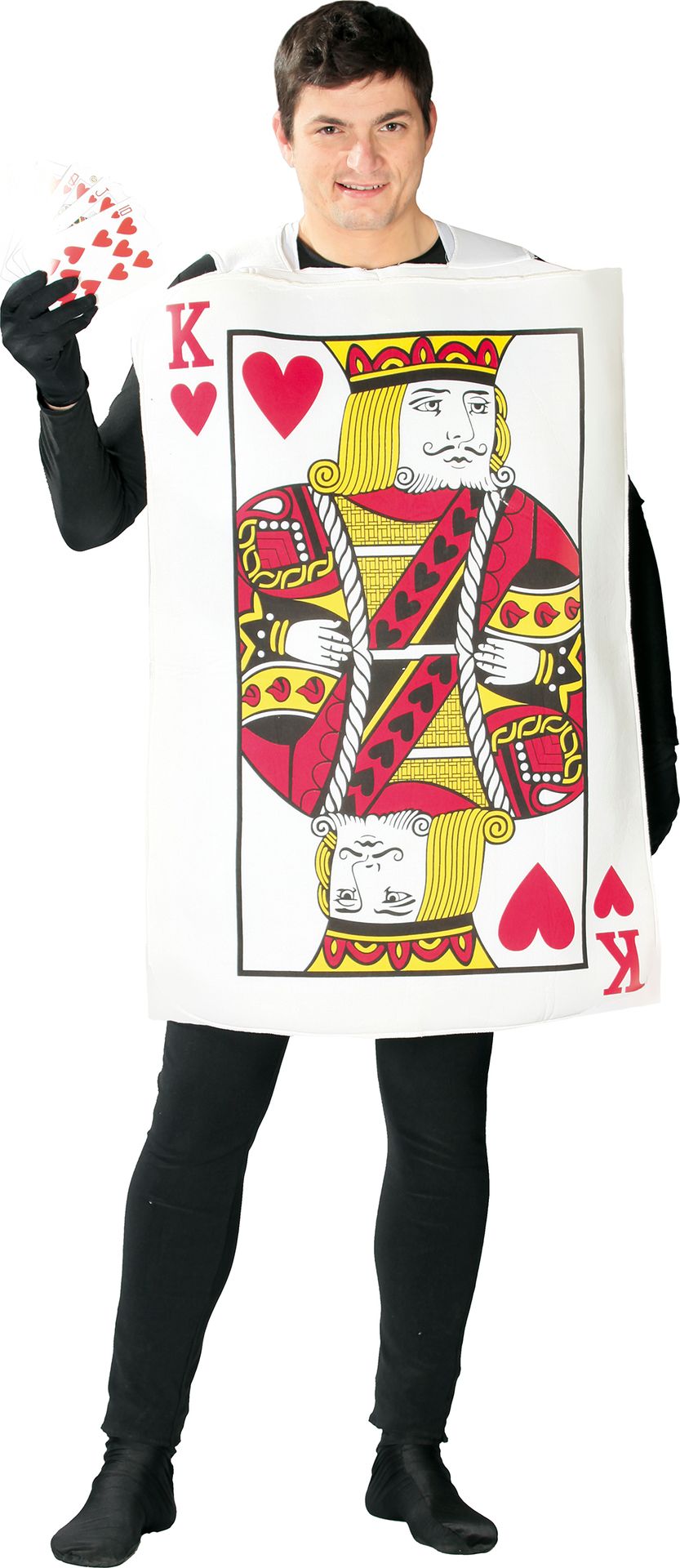 Speelkaart koning onesie