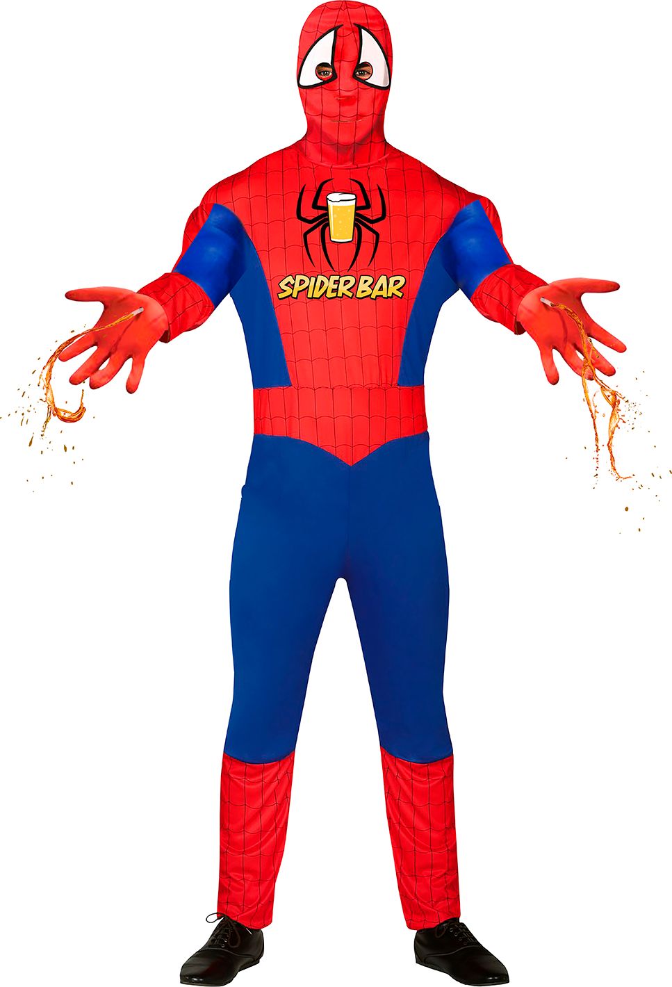 Spiderman Bier outfit heren