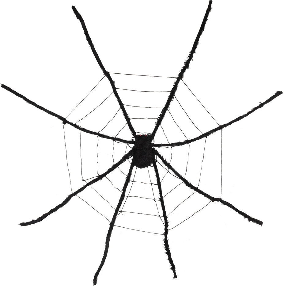 Spinnenweb met XL spin Halloween Decoratie