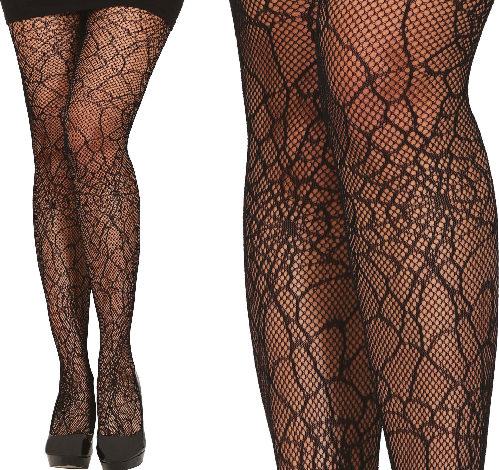 Spinnenweb panty dames halloween
