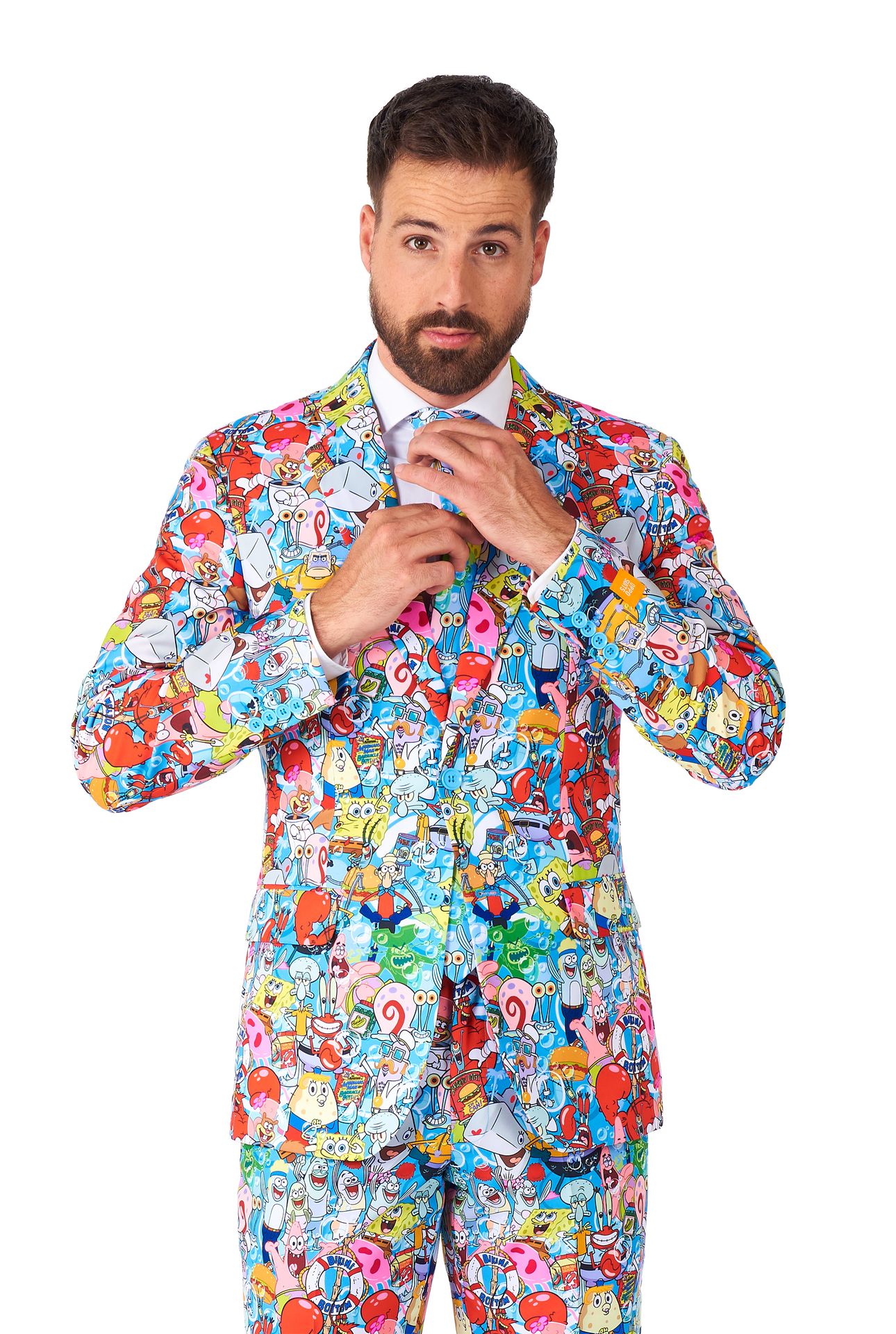 SpongeBob Frenzy suit Heren Opposuits