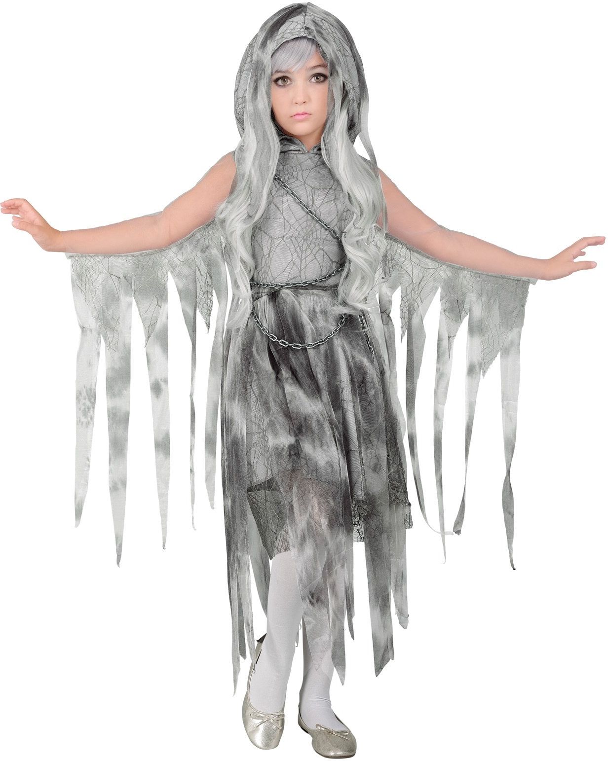 Spook Jurk Meisjes Grijs