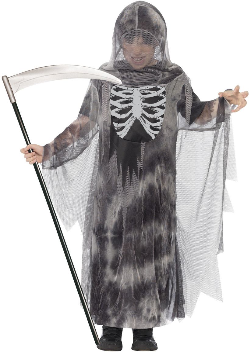 Spookachtige geest kostuum grijs
