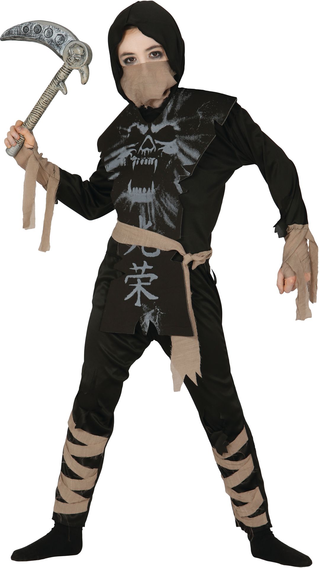 Spookig ninja outfit kind