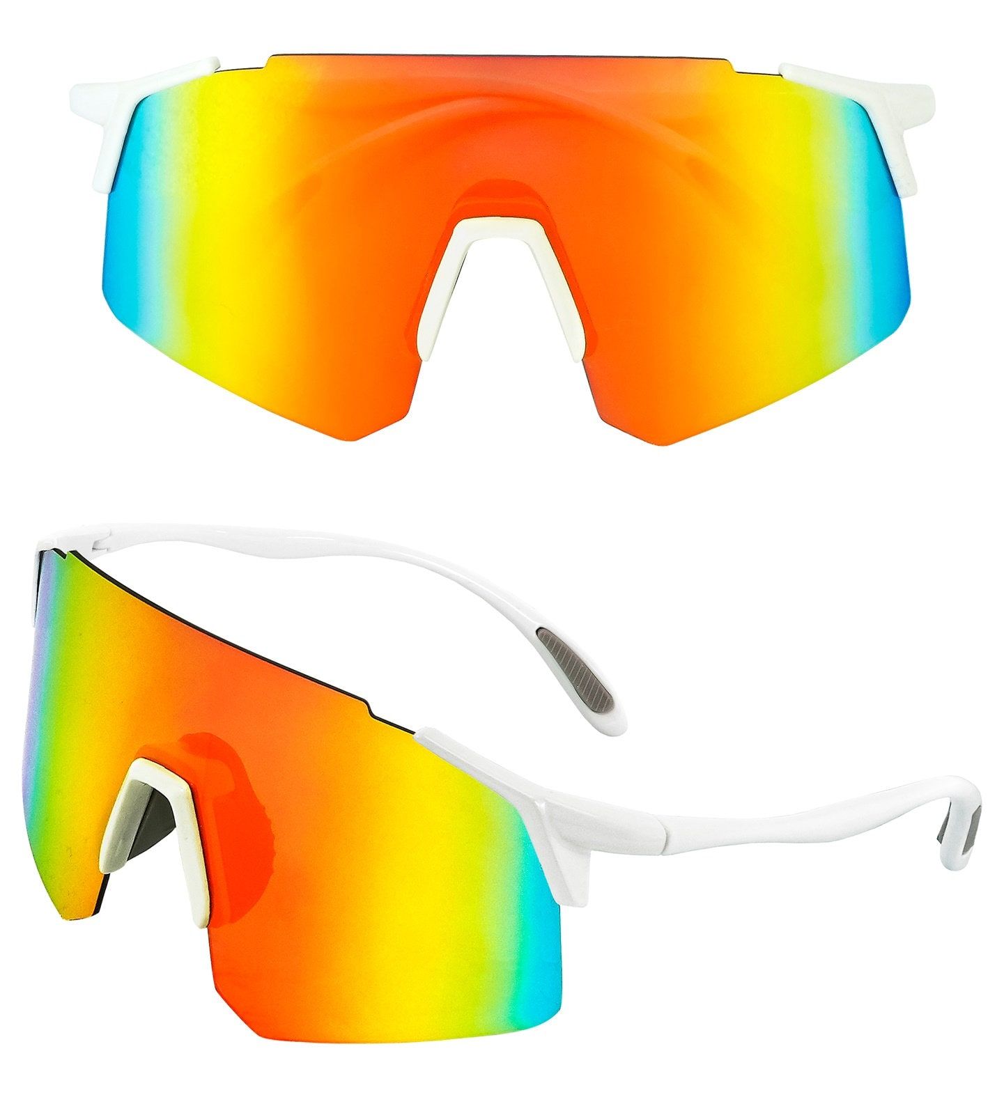 Sportbril Regenboog Gespiegeld Carnaval Apres Ski