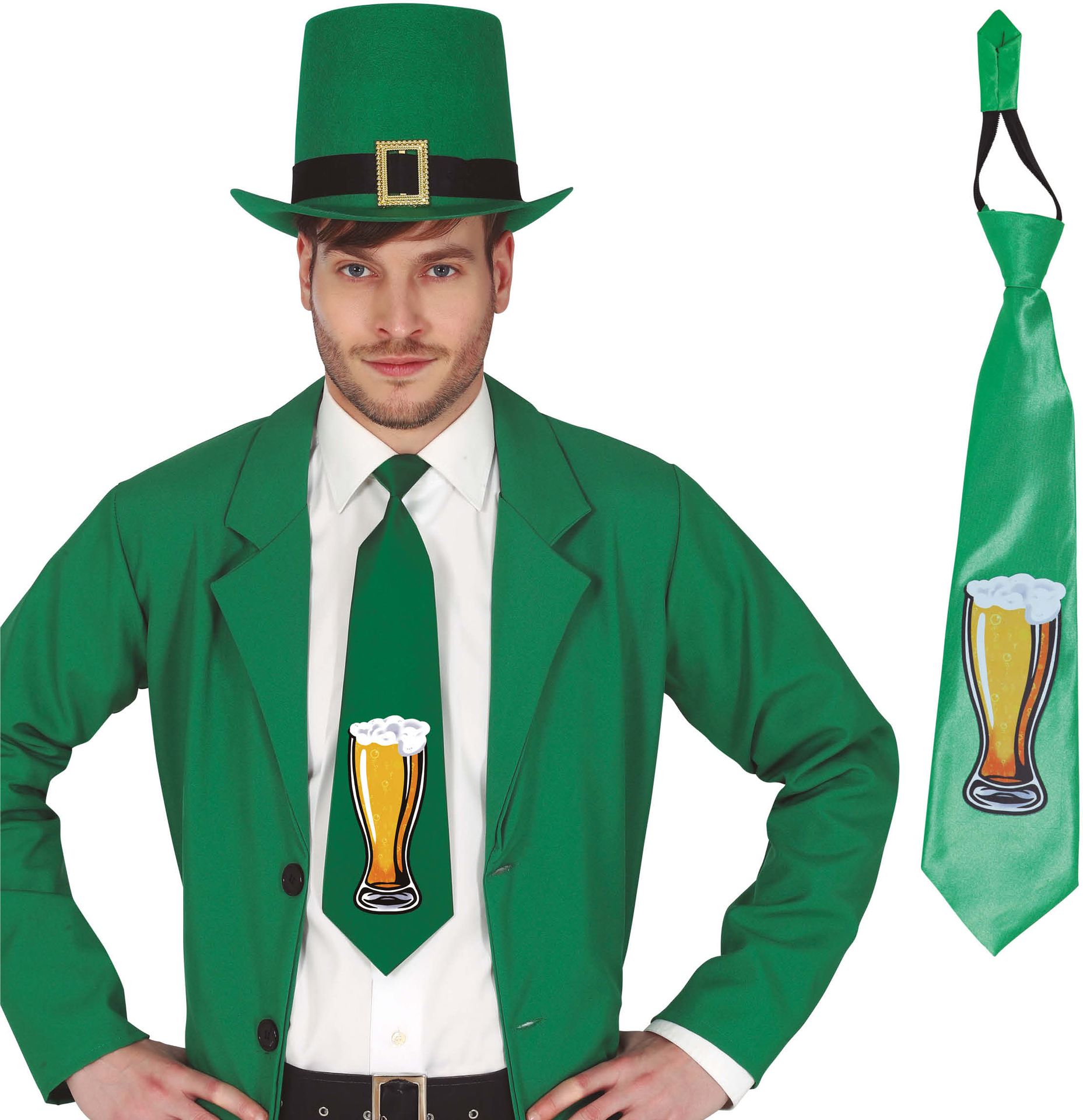 St. Patrick's Day Bier Stropdas