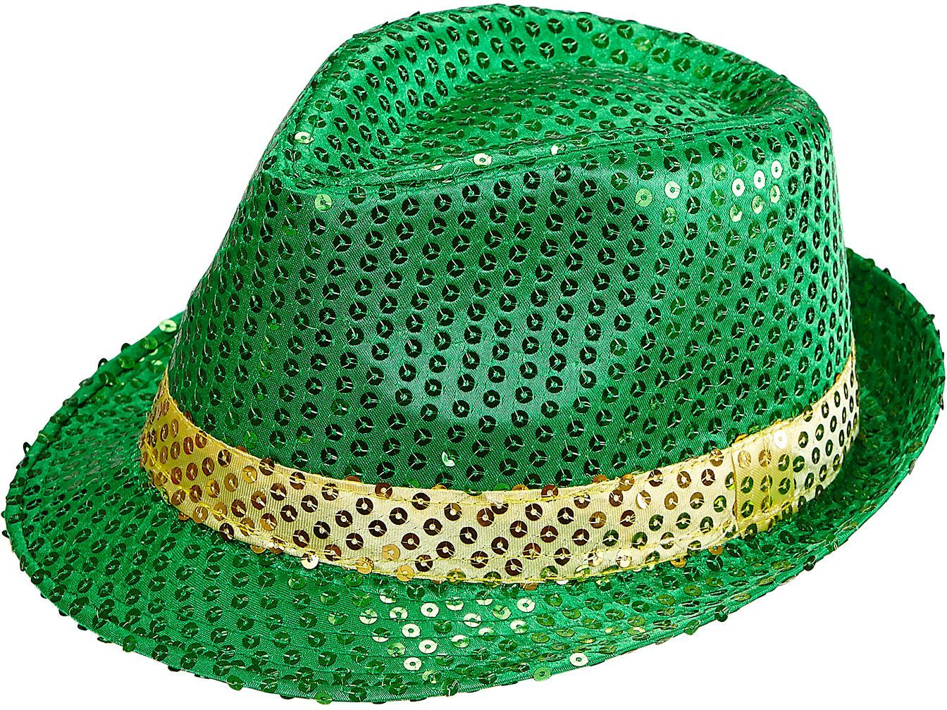St. Patrick's Day pailletten hoed