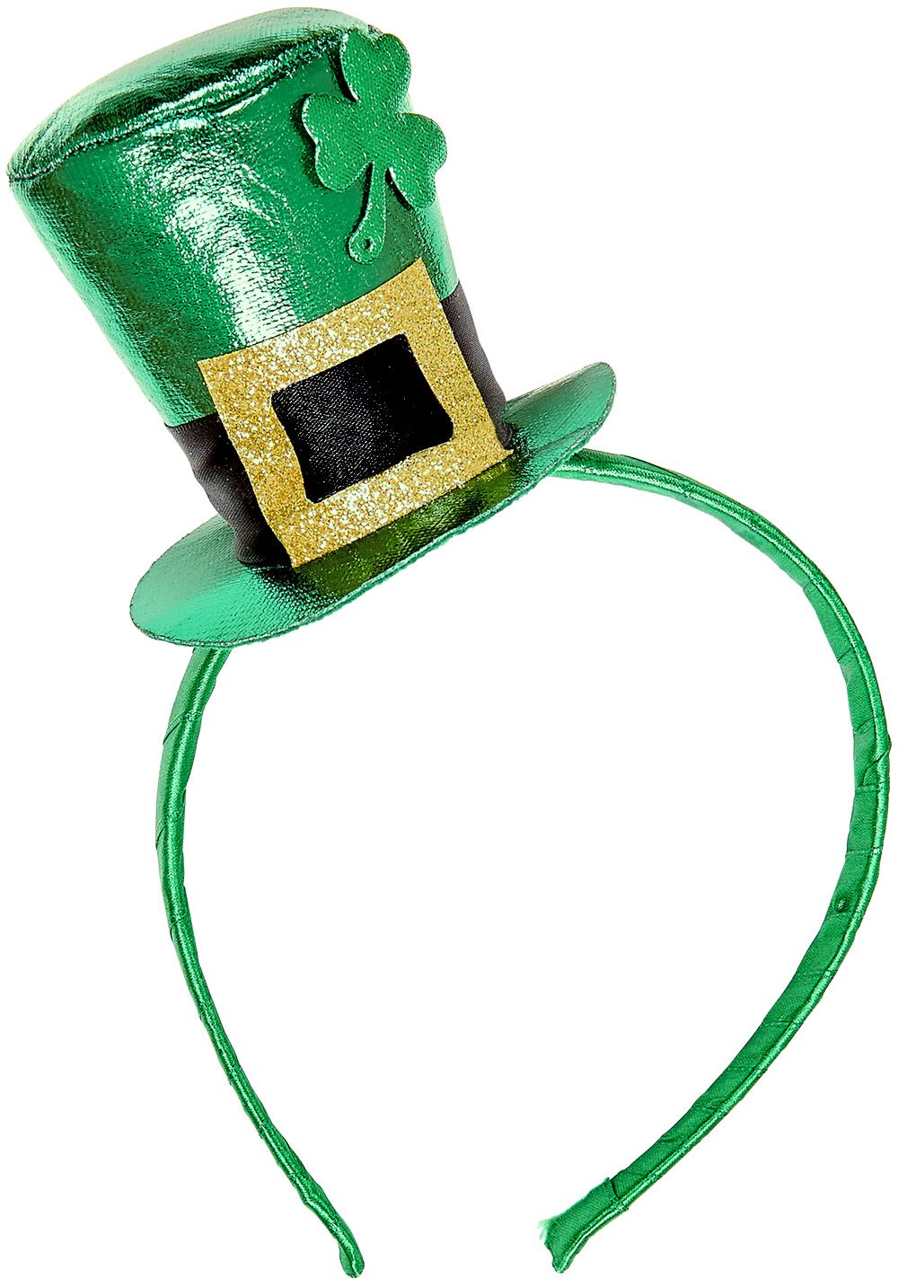 St. Patricksday hoofdband met mini hoedje