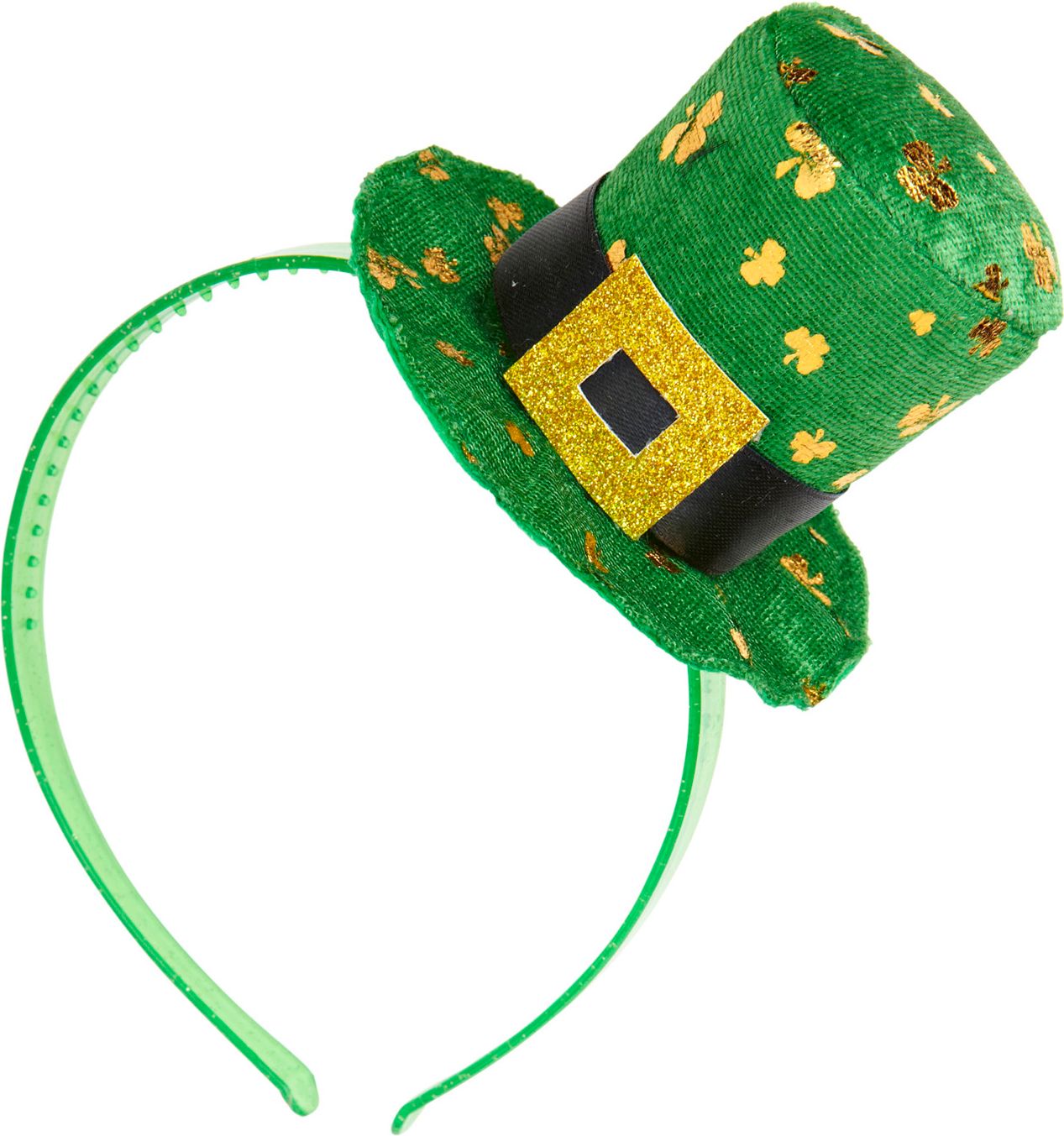 St. Patricksday hoofdband met mini hoge hoed