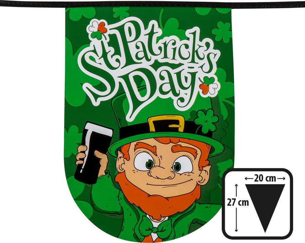 St. Patricksday thema vlaggenlijn