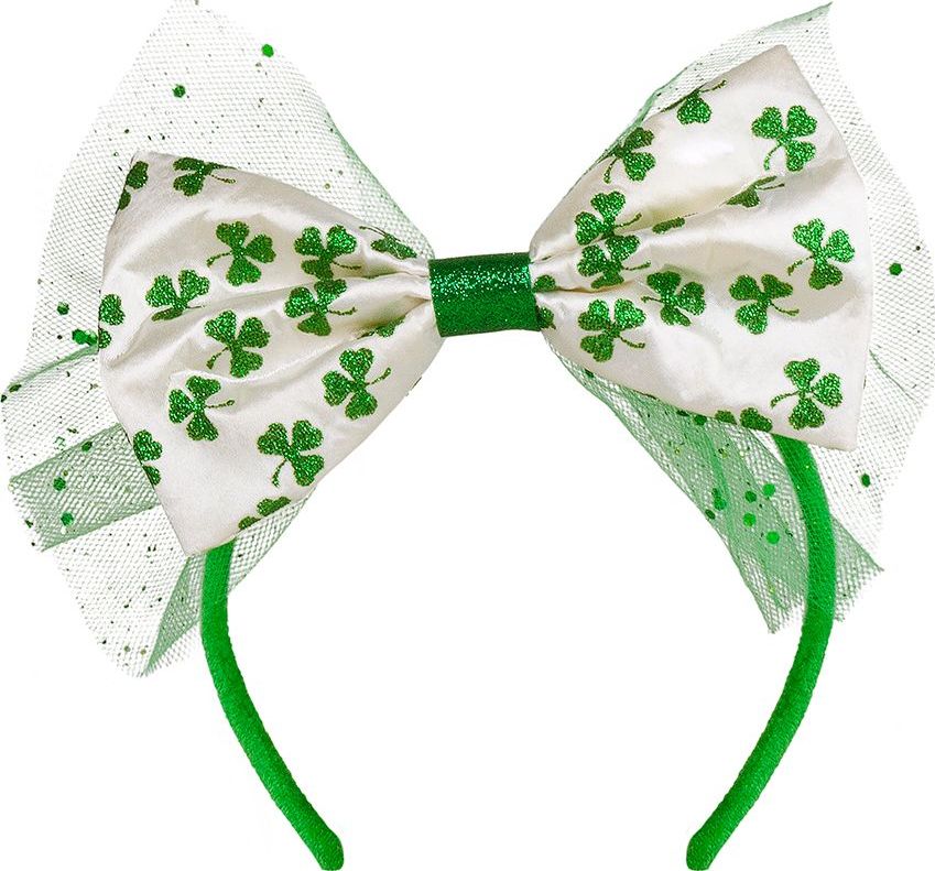 St. Patricksday tiara met strik