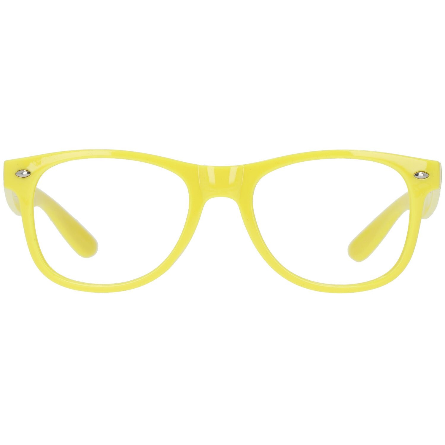 Standaard neon gele bril