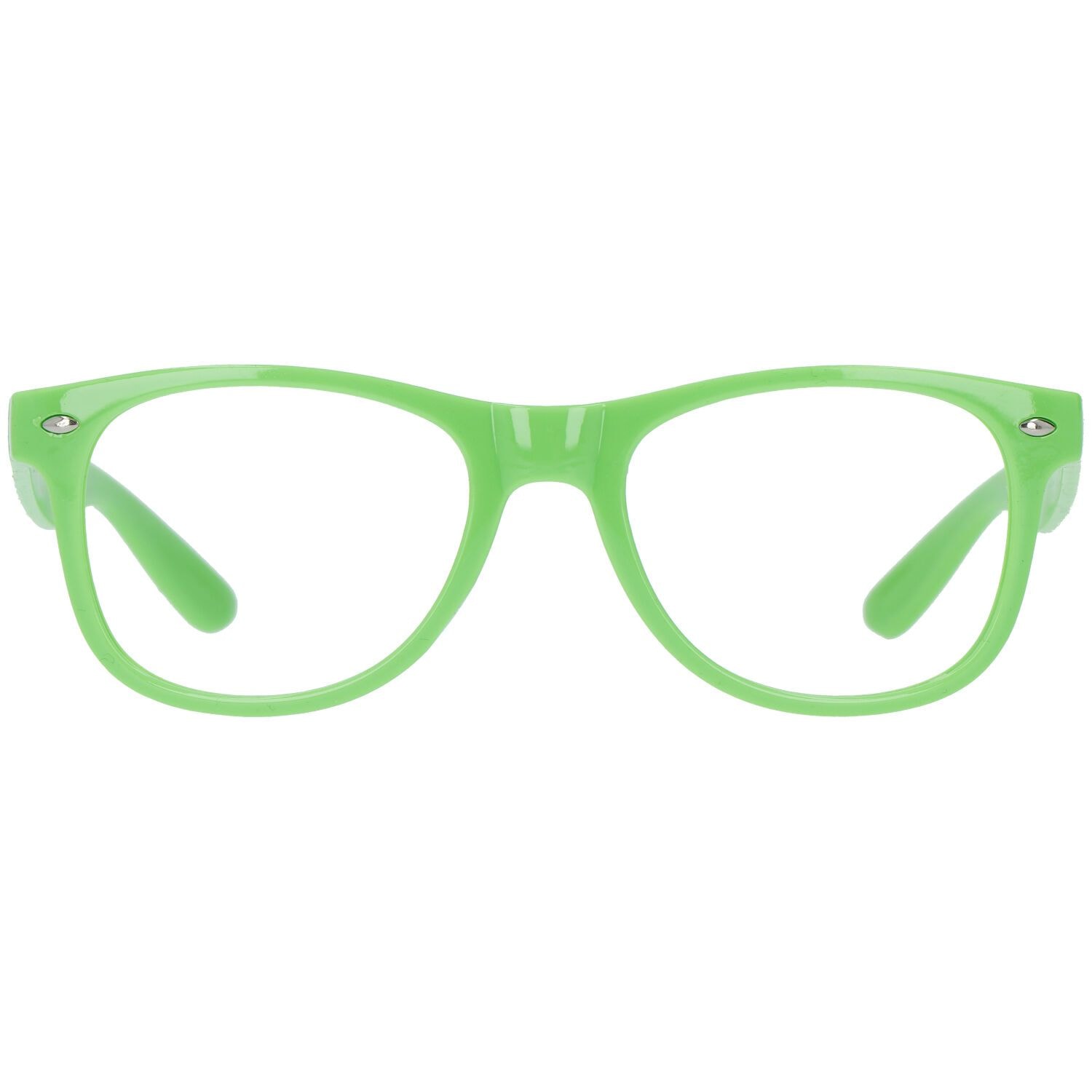 Standaard neon groene bril