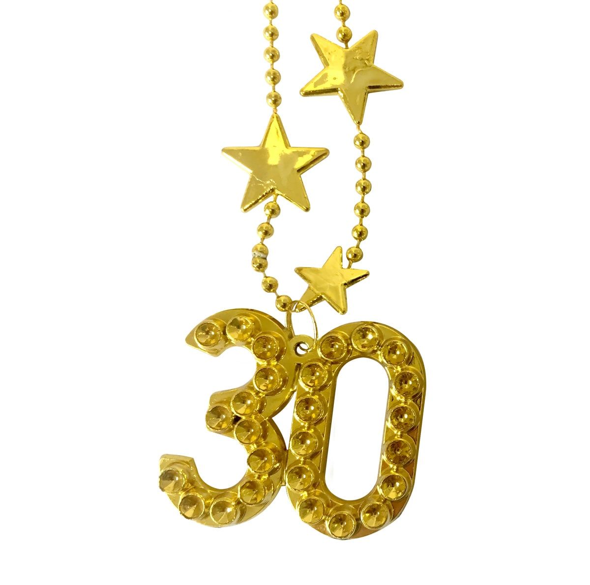Stars verjaardag 30 jaar ketting goud