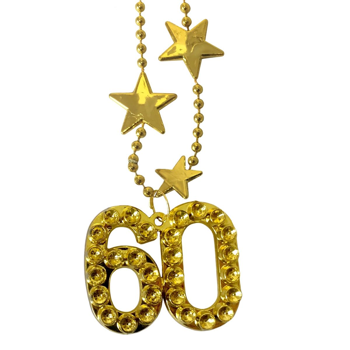 Stars verjaardag 60 jaar ketting goud
