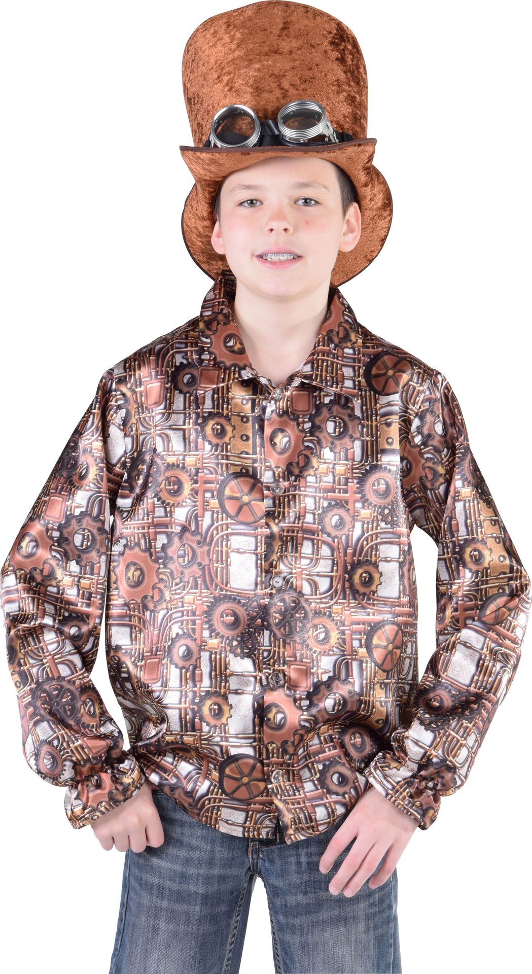 Steampunk blouse jongens/meisjes
