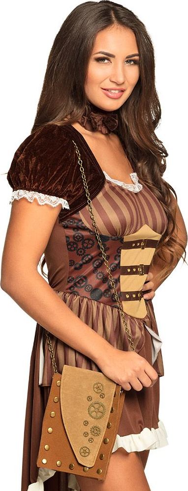 Steampunk bruine schoudertas