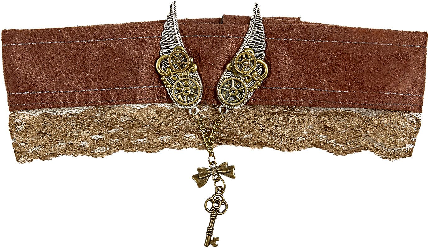 Steampunk choker ketting vrouwen