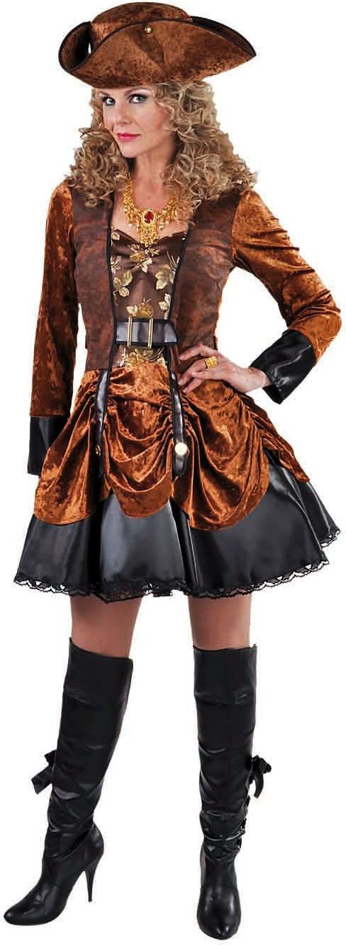 Steampunk jurk bruin vrouwen